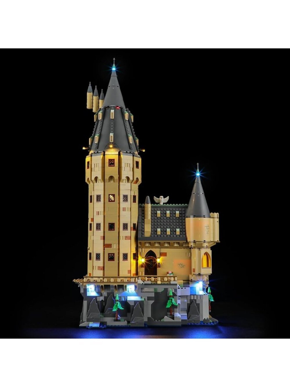LED Light Kit for Hogwarts Castle Building Blocks - Enhance Your Lego Model